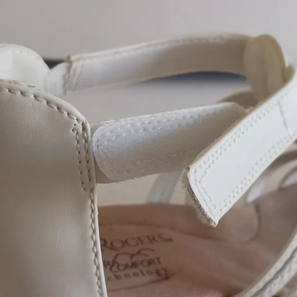 Kim Rodgers White Cresta ultra comfort sandals - Picture 5 of 13